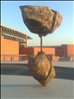 Stone hanging in Cairo Airport